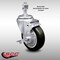 Service Caster 4 Inch SS Black Polyurethane Swivel 12mm Threaded Stem Caster with Brake SCC SCC-SSTS20S414-PPUB-BLK-TLB-M1215 - alternate 1